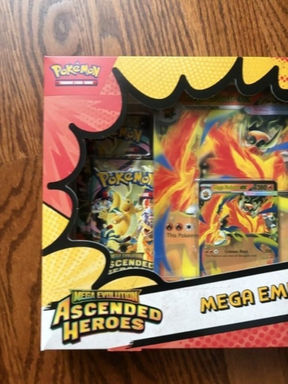 Pokémon TCG: Mega Evolution-Ascended Heroes Mega Emboar ex Box - Picture 2 of 6